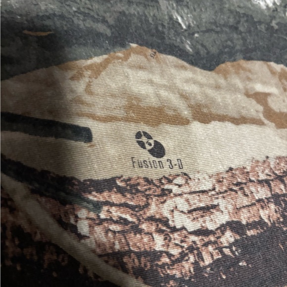 Outfitters Ridge Fusion 3D Green Tan Camo Hunting T-Shirt Mens 3XL 54-56 - Picture 3 of 4